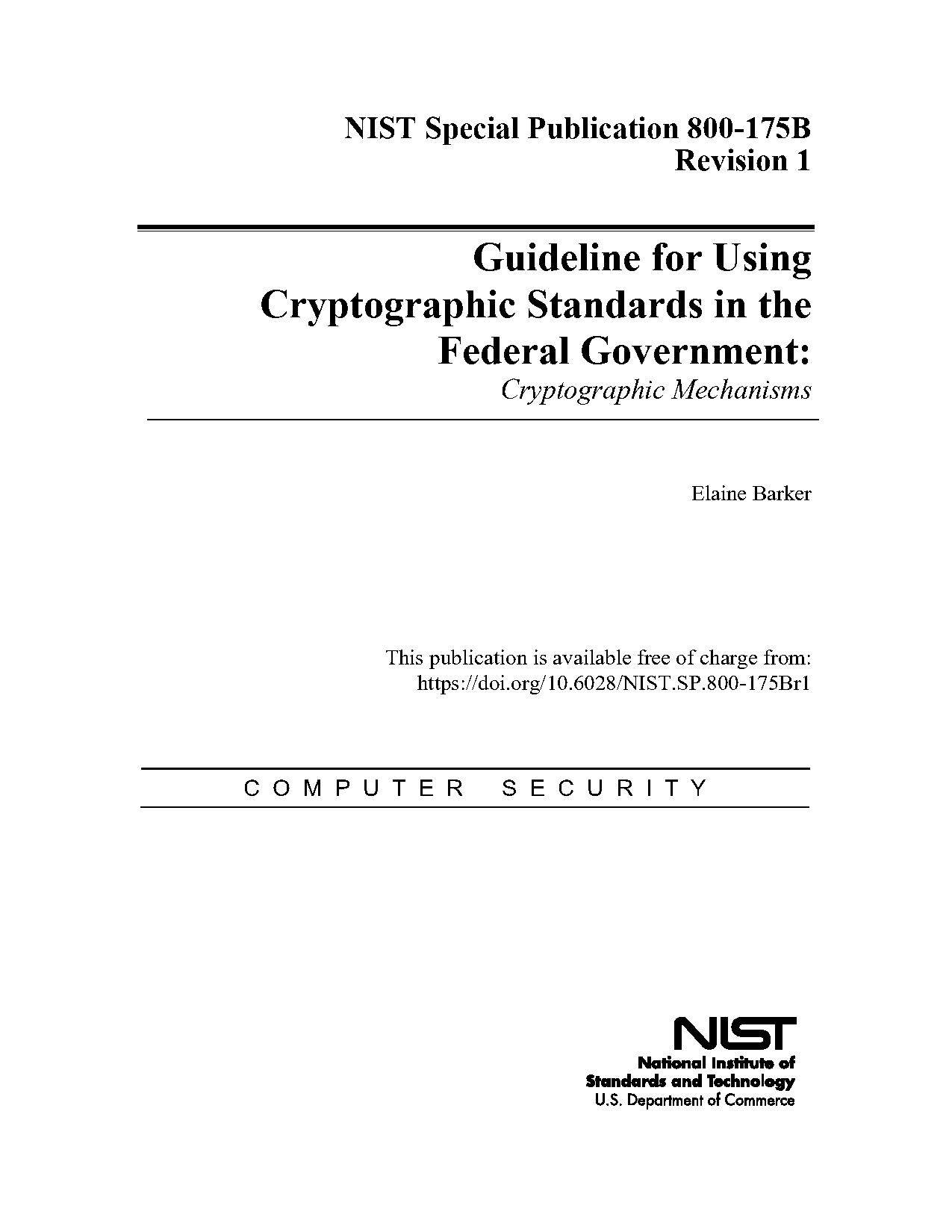 cryptography standards and protocols