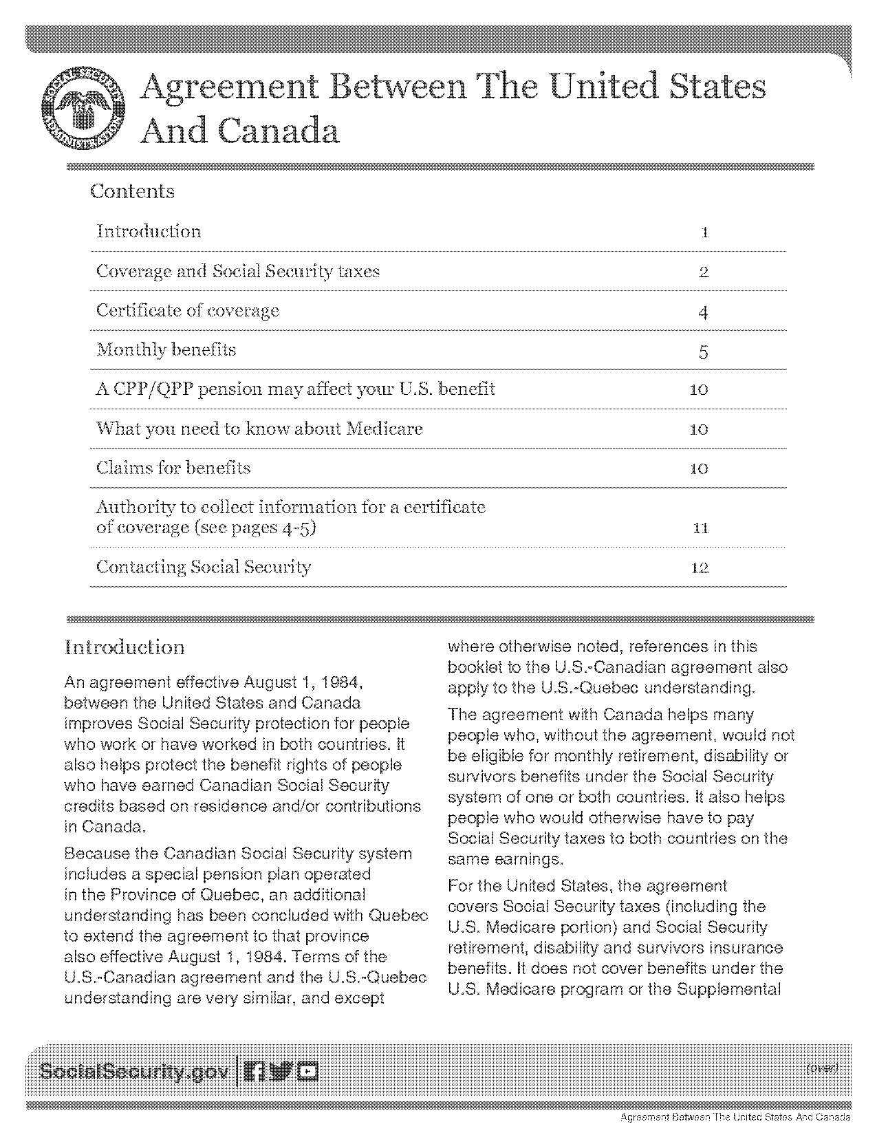 what is the tax treaty between canada and us