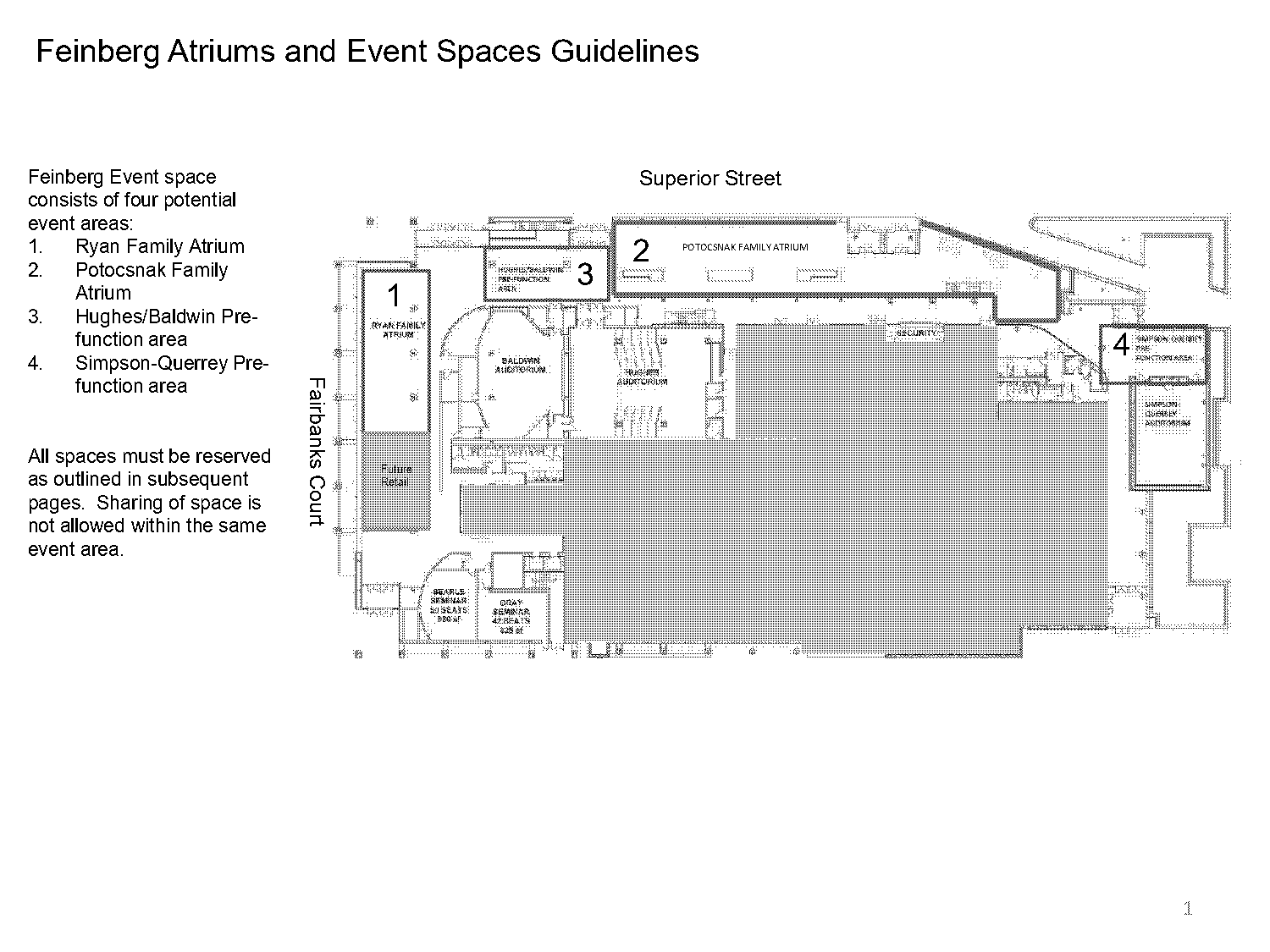 conference room with grey table