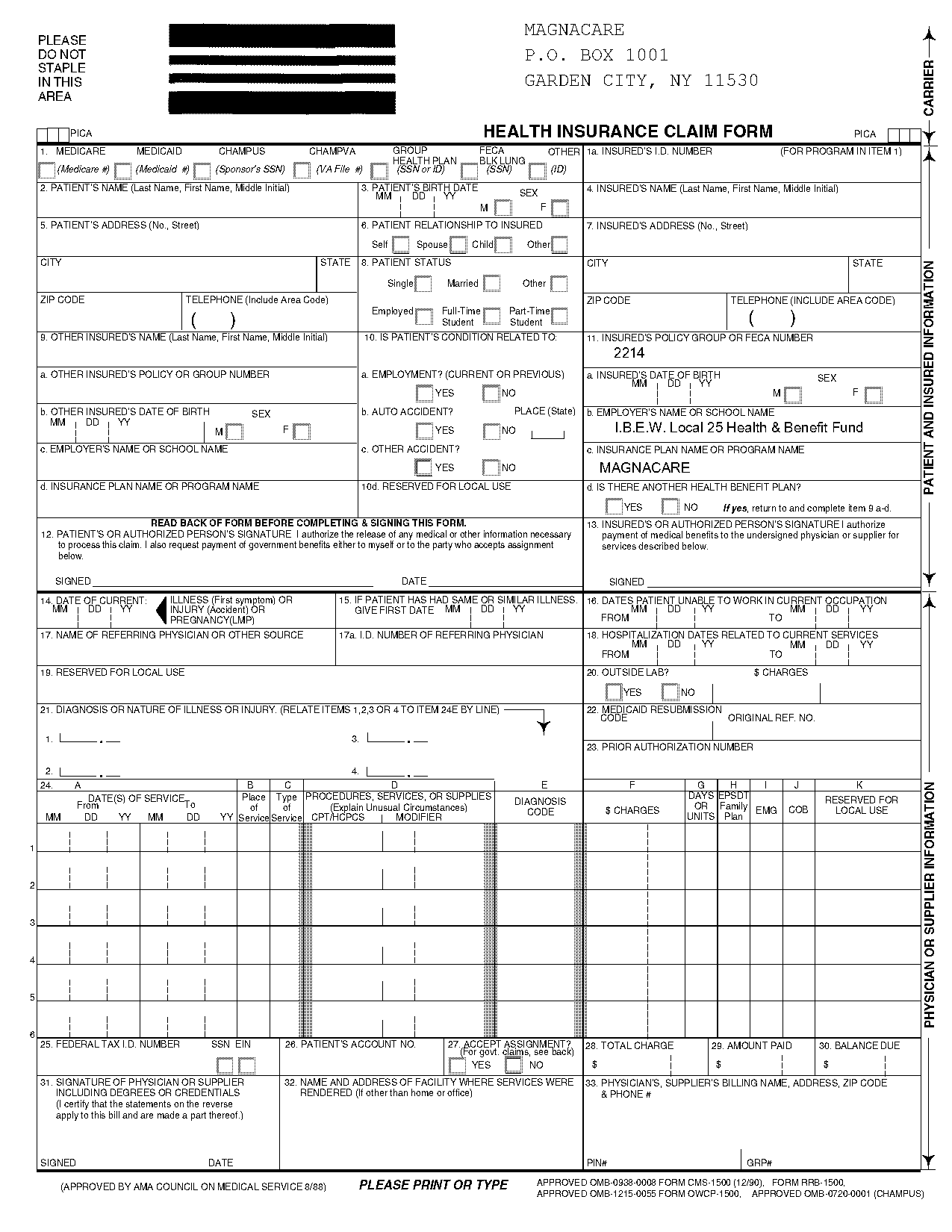 magnacare prior authorization form