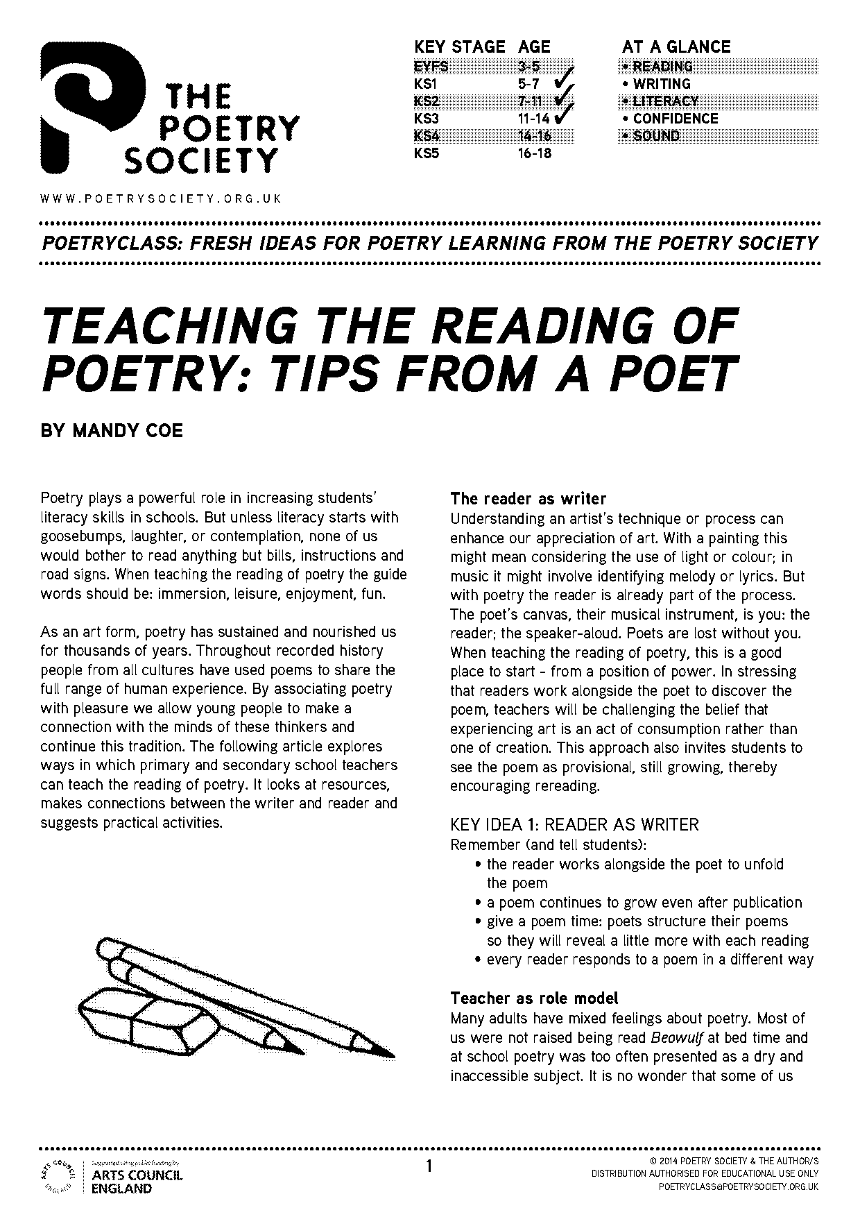 guide to reading poetry