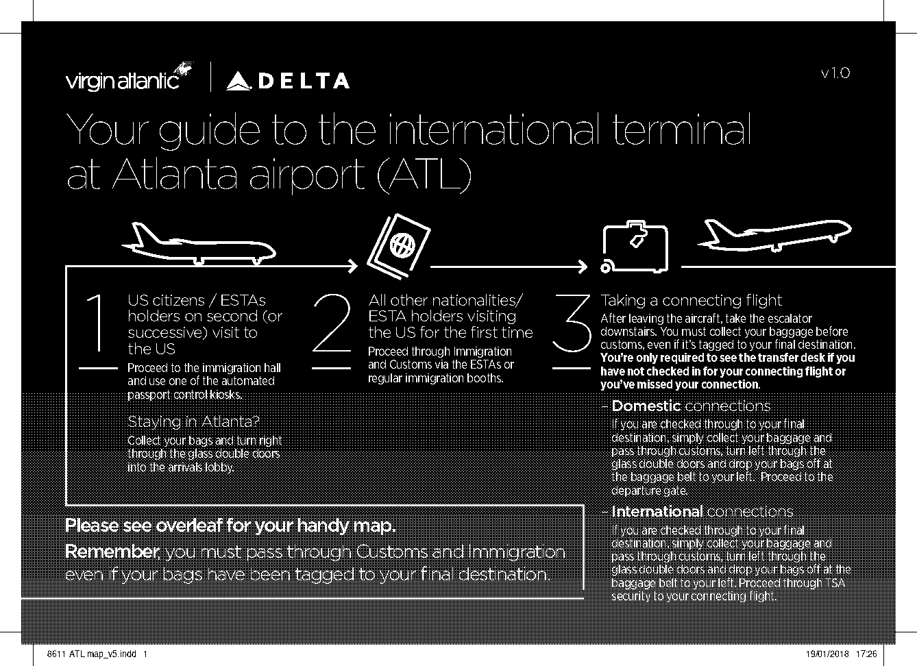 train from atlanta international terminal to domestic