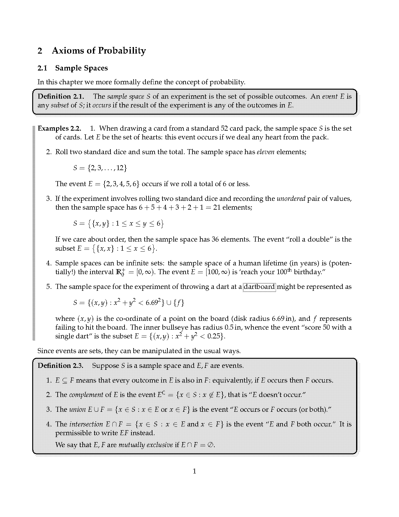 axioms of probability practice problems pdf