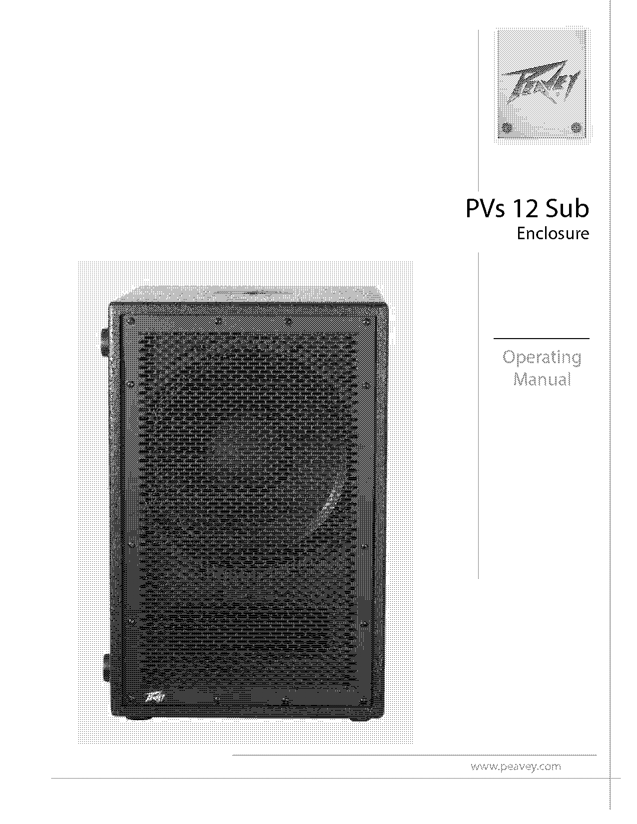 peavey pro sub manual