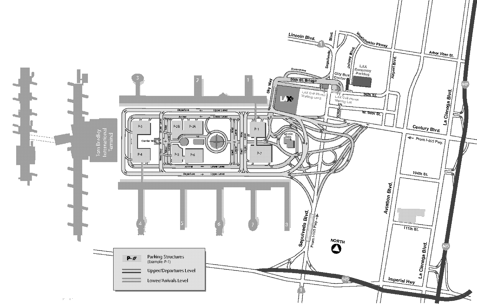 terminal b parking lax