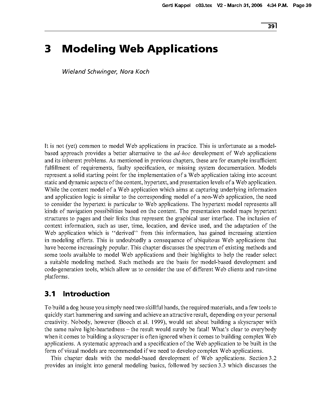 how requirement engineering methods are adopted for web applications