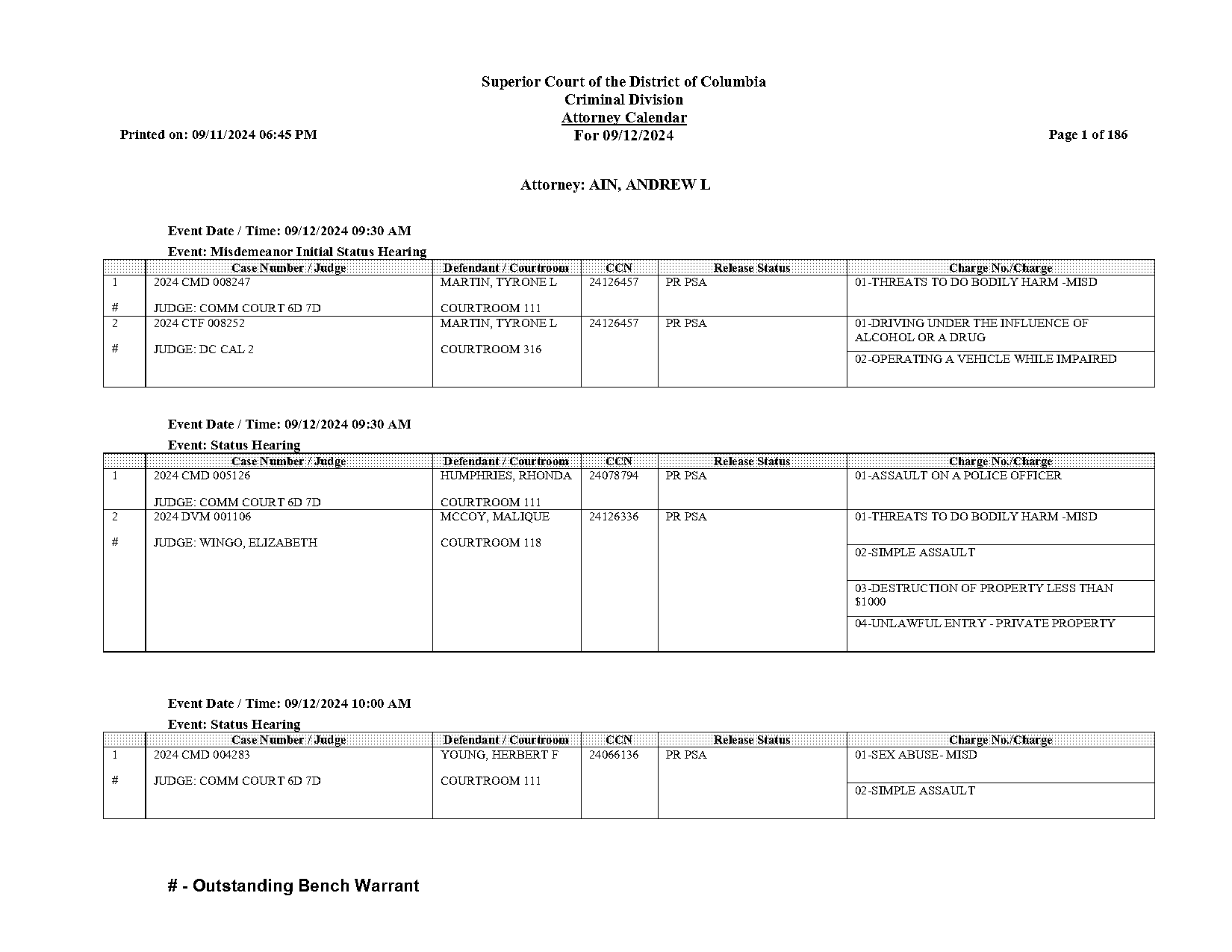 chantel jefferies criminal record