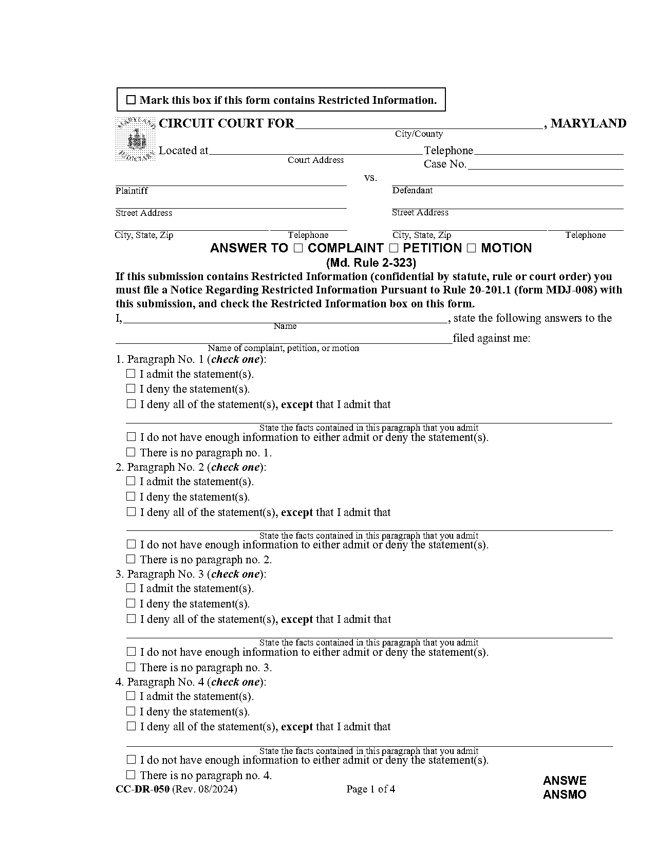 complaint petition letter format