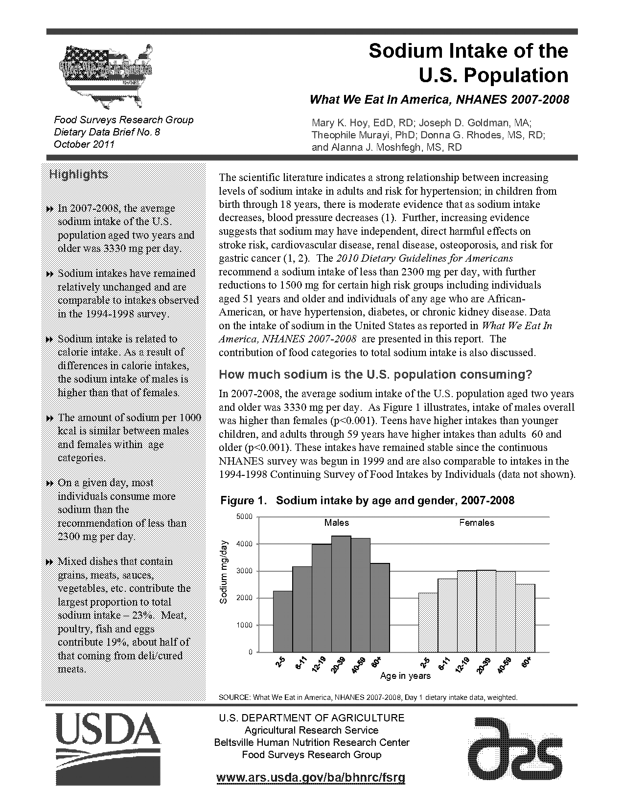 usda recommended daily allowance