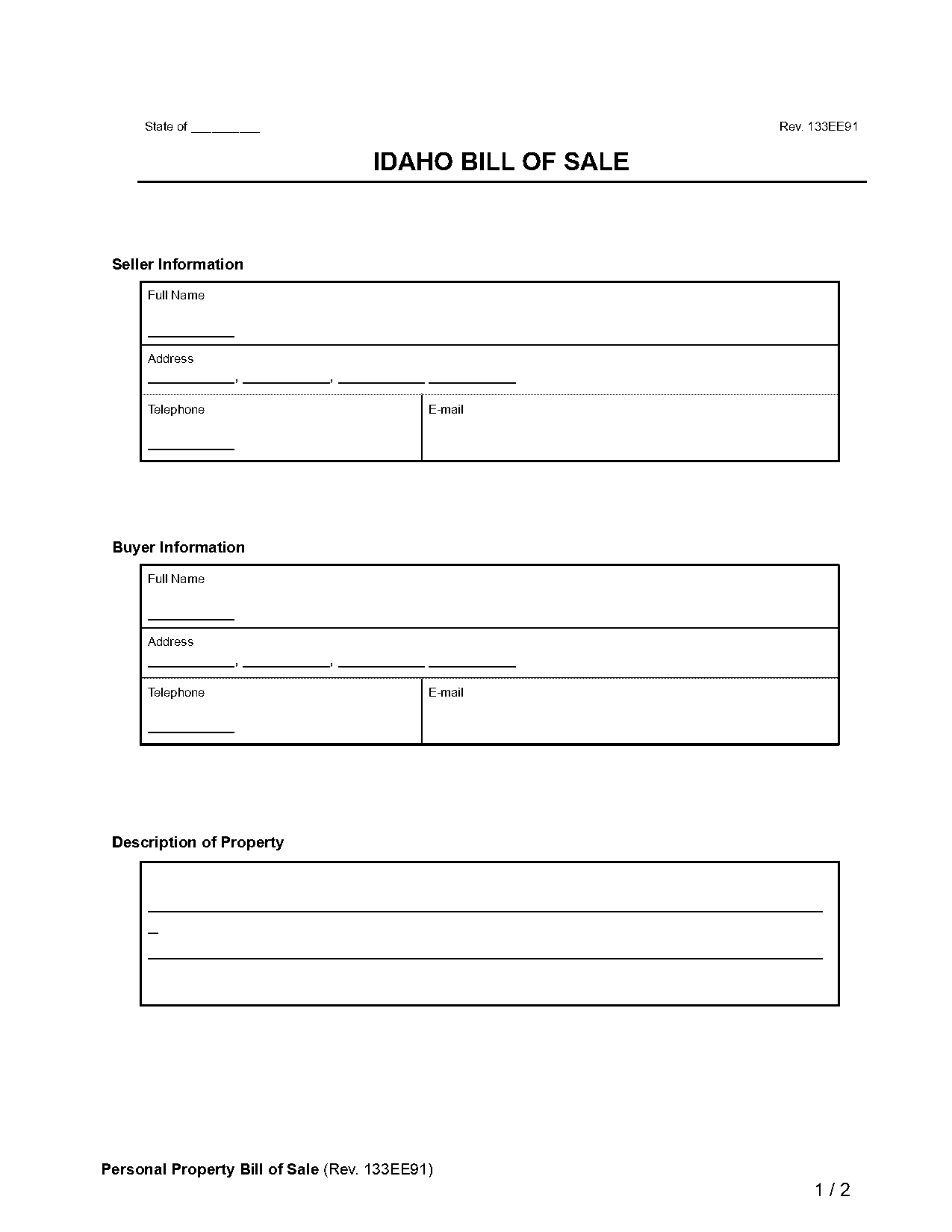 legal templates bill of sale