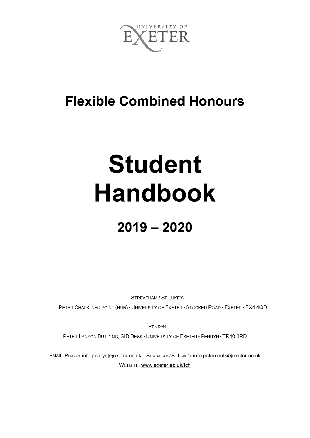 exeter humanities college taught handbook