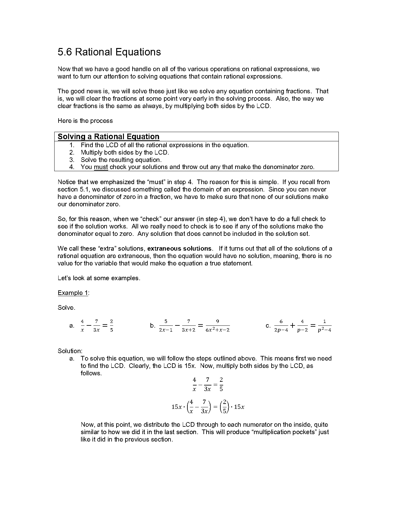 solving rational expressions worksheet pdf