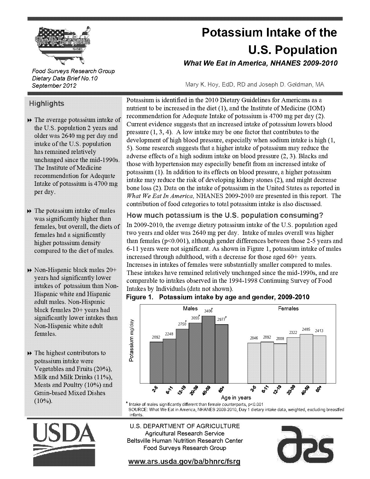 usda recommended daily allowance