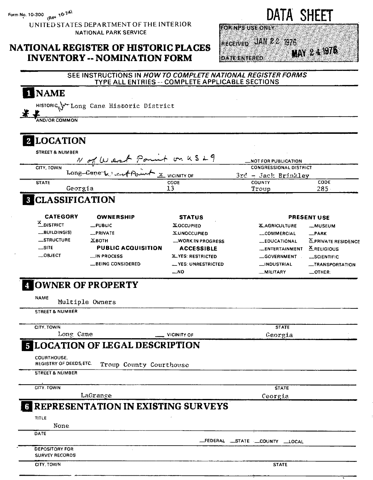 troup county deed records