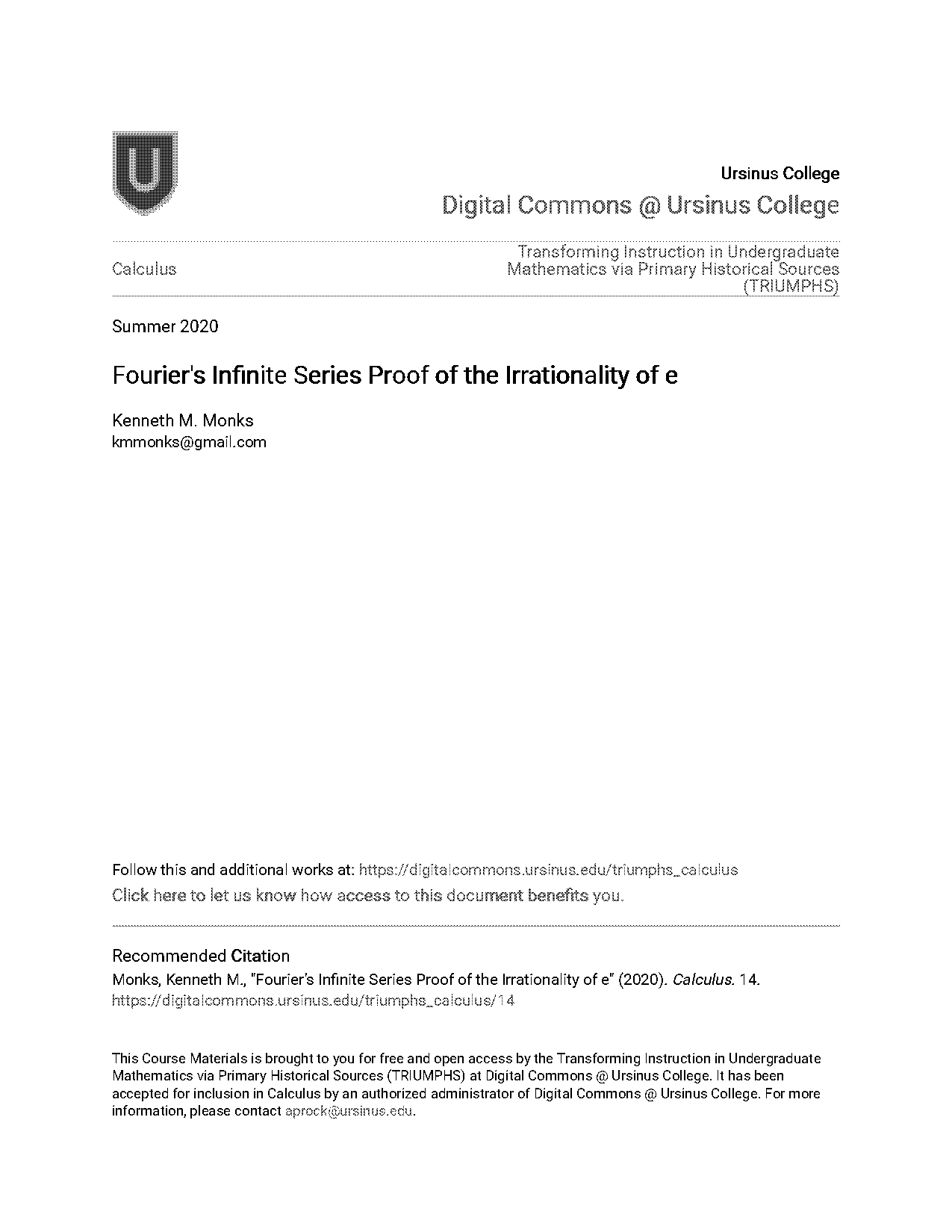 how to write irrational number in proof