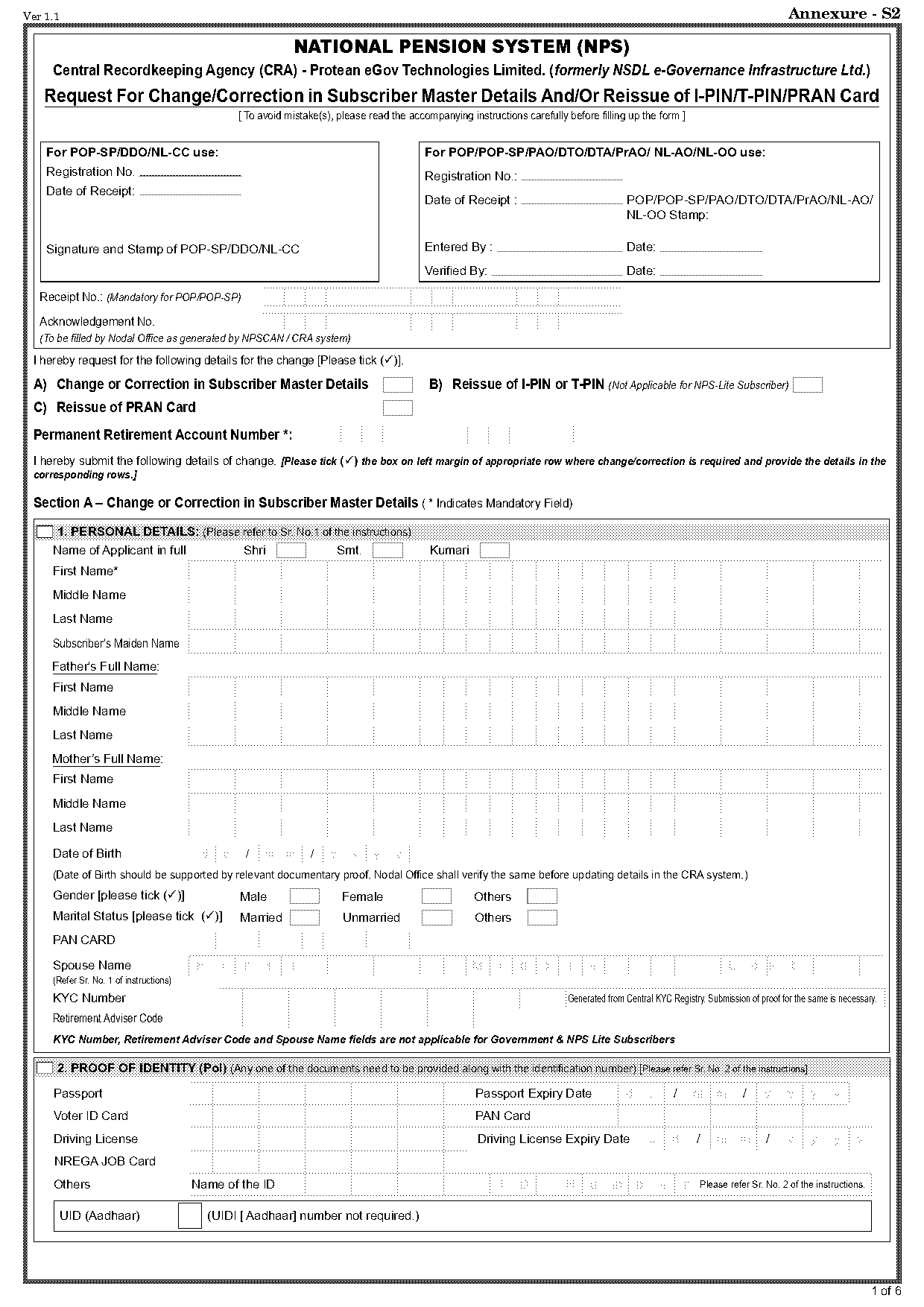 duplicate pan card application form download in excel