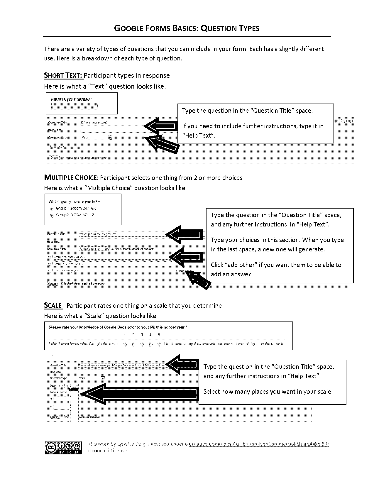 google forms grid question