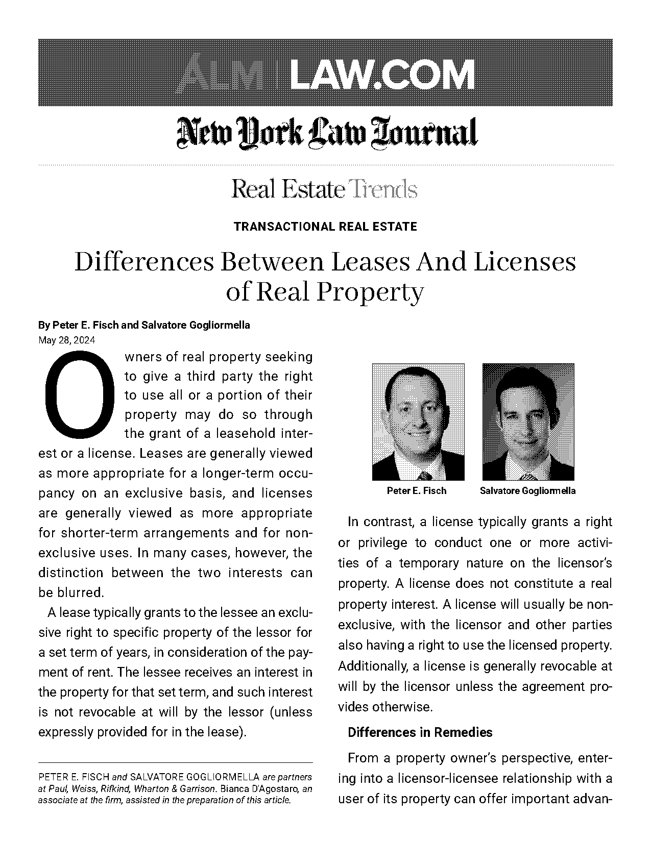 real estate license agreement vs lease