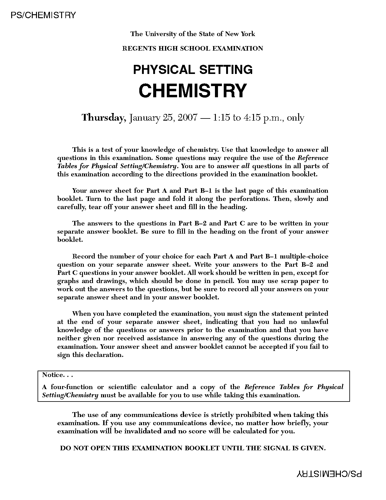 using reference table m identify a possible ph