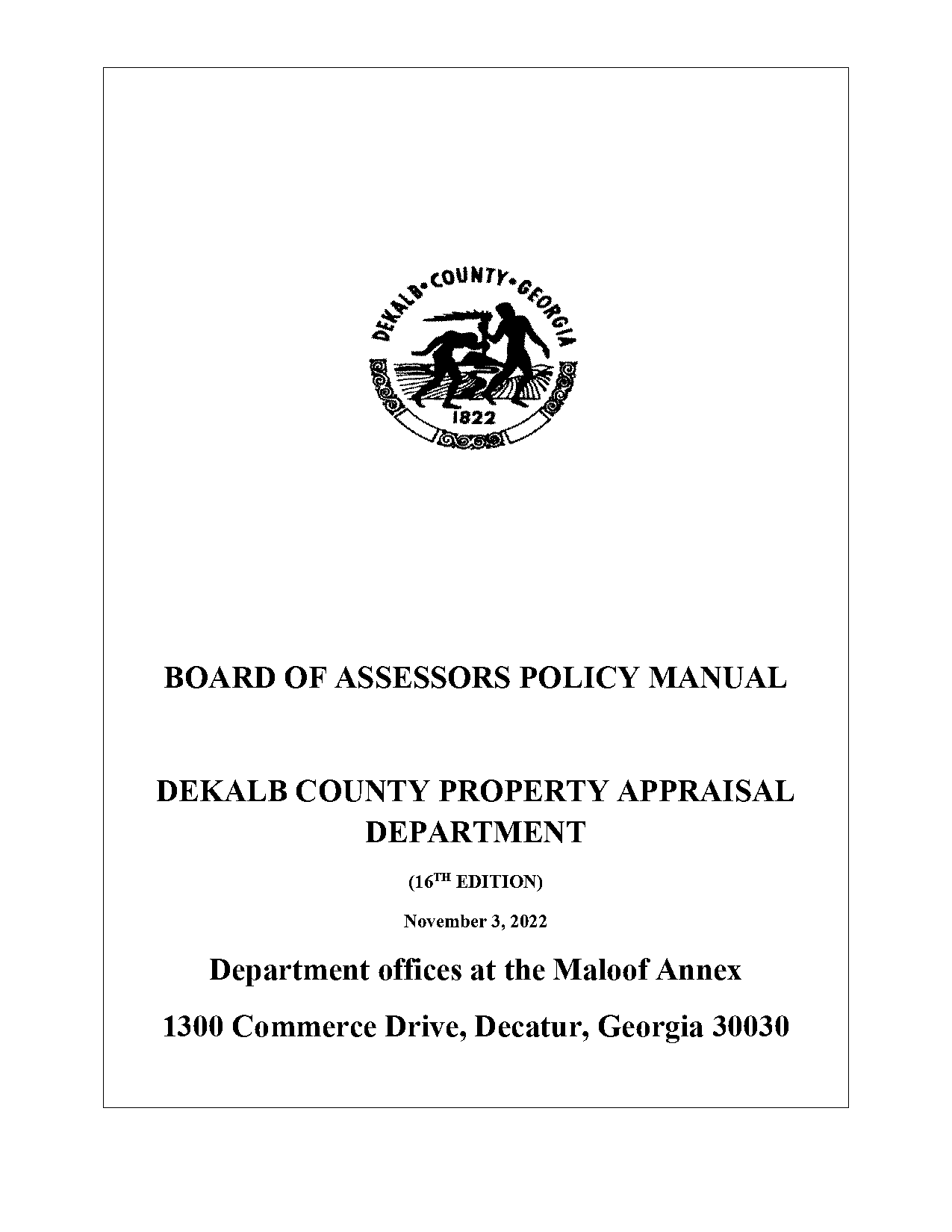 dekalb county commercial property records