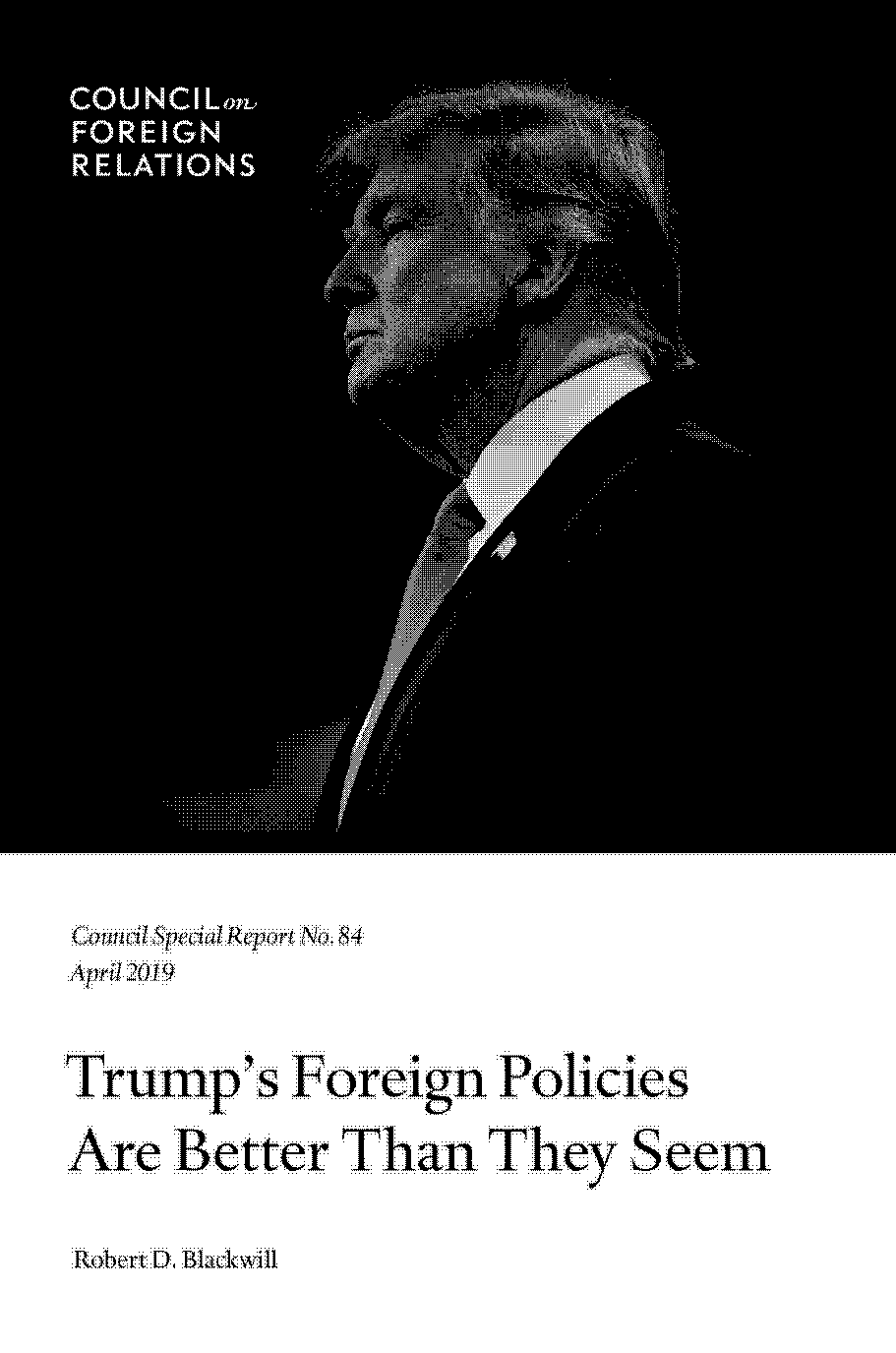 the tragedy of trumps forieng policy