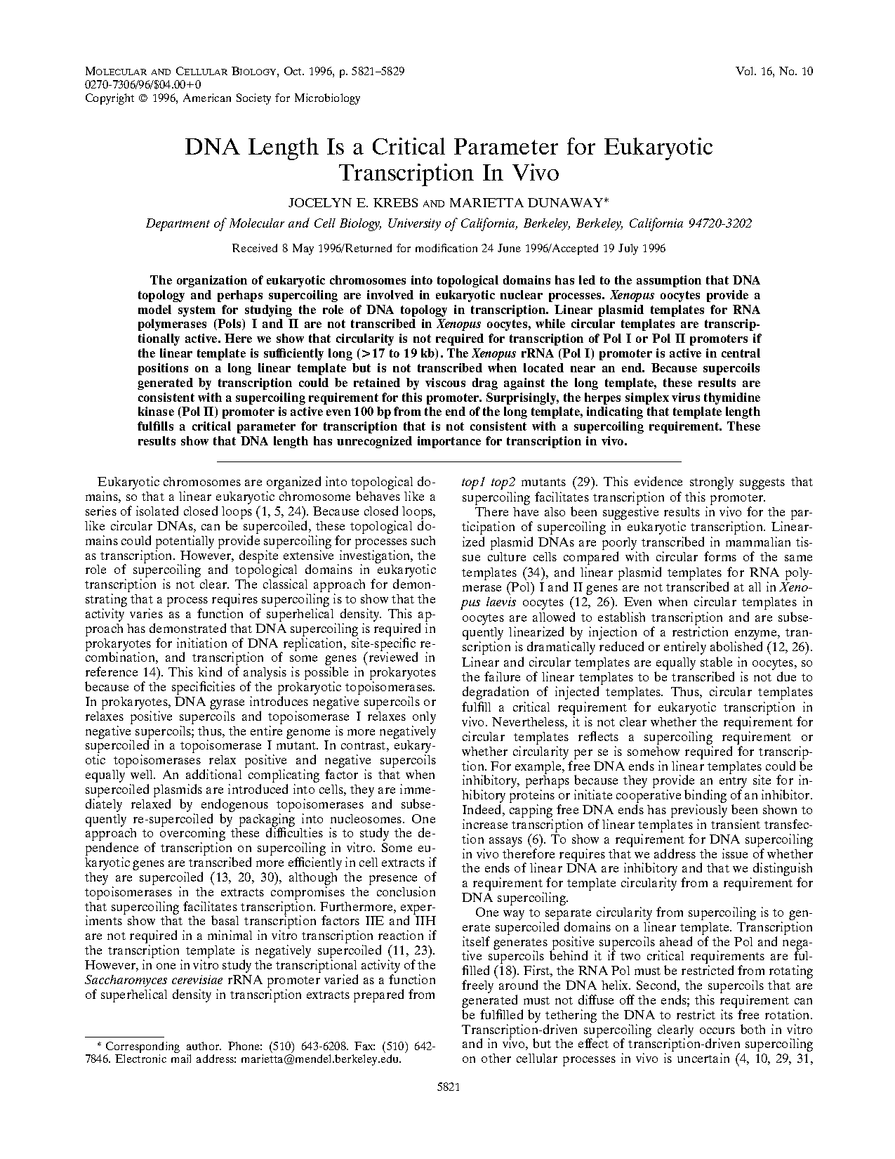 dna transcription in prokaryotes and eukaryotes