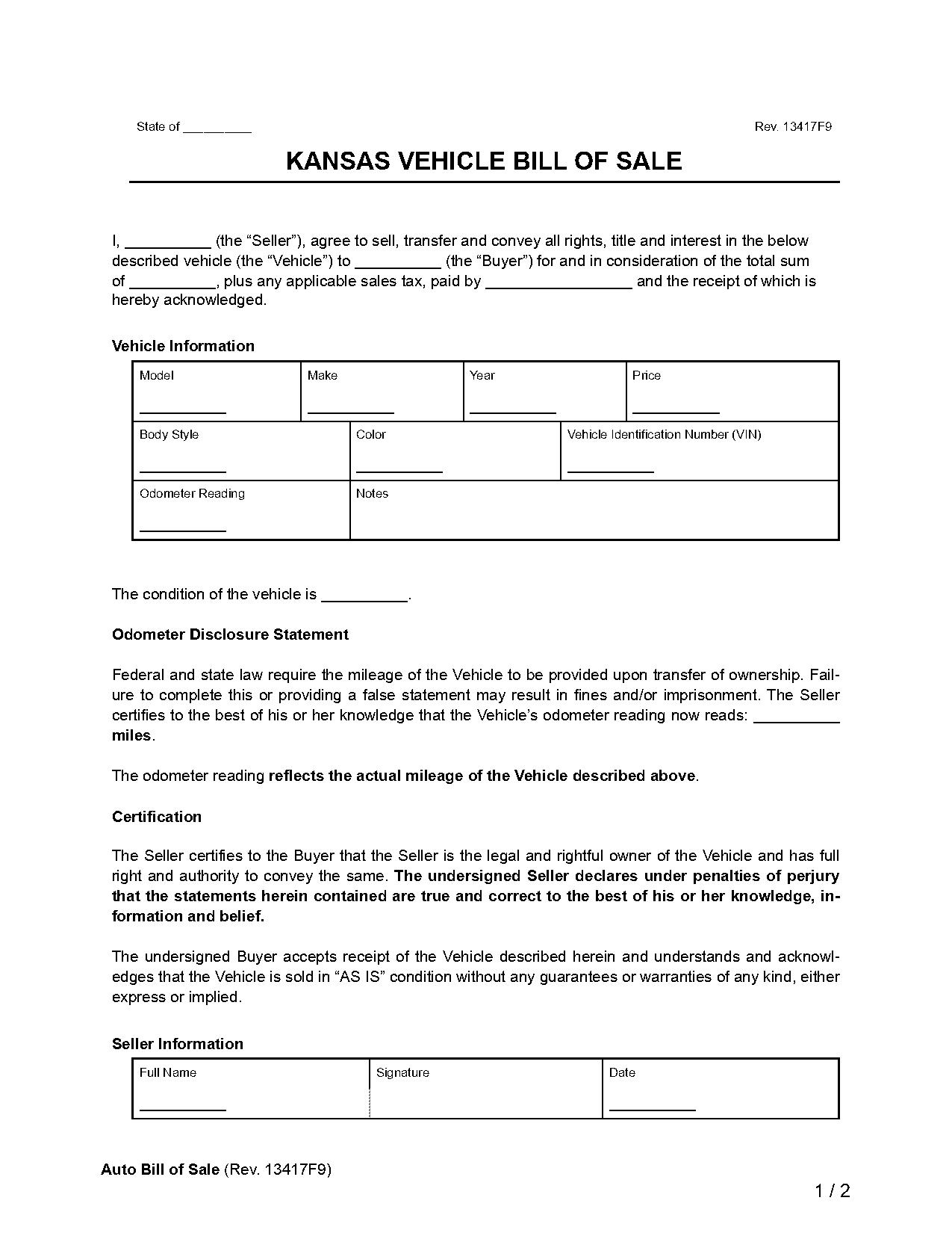 legal templates bill of sale