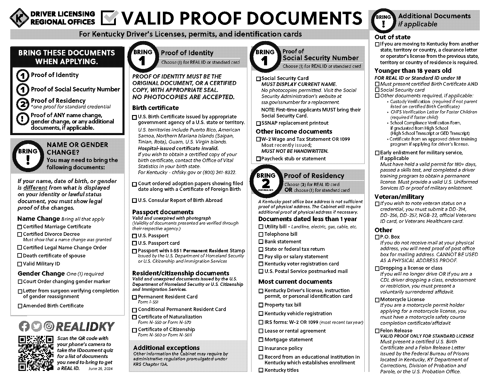 ky travel id requirements