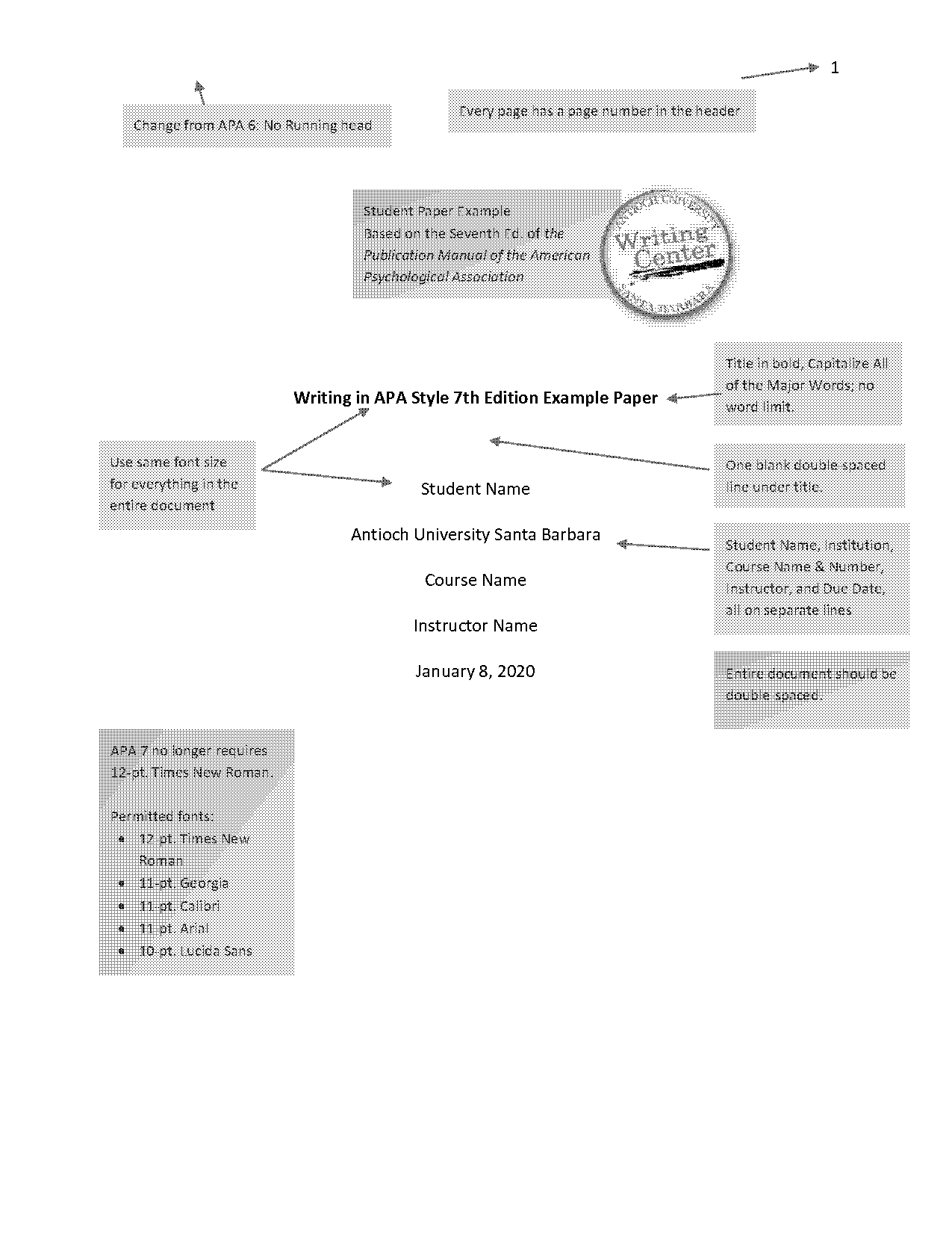 report reference apa style