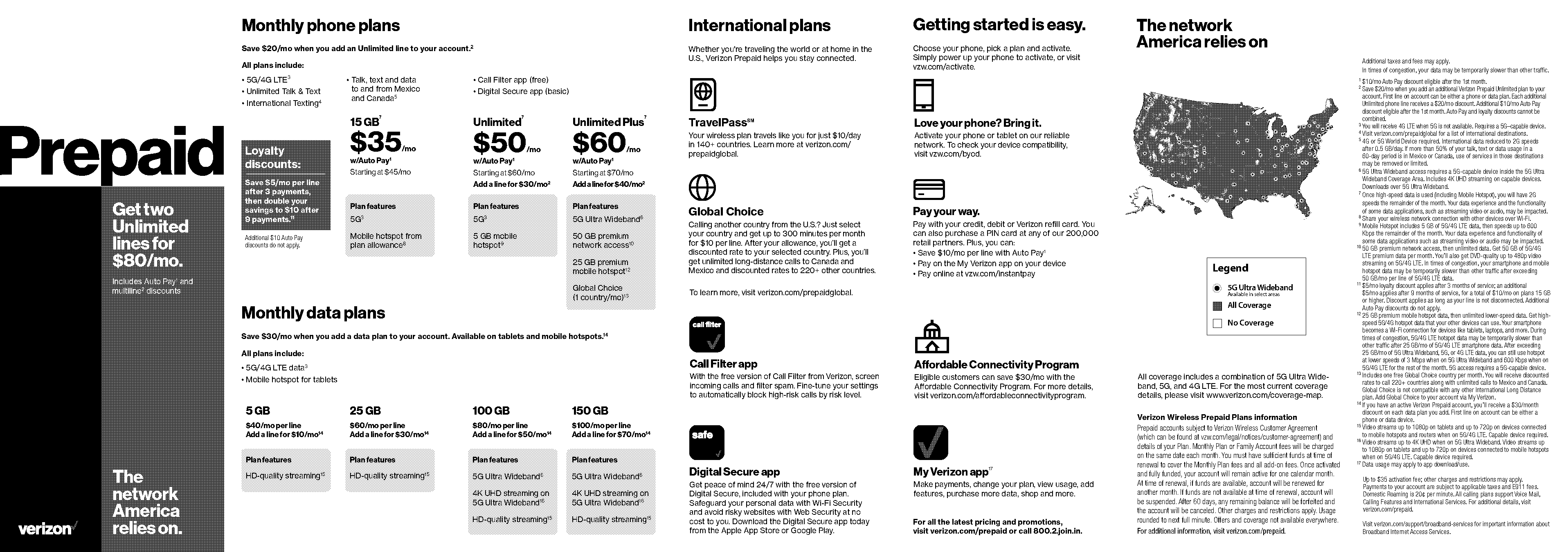 can verizon contract phones be used as prepaid