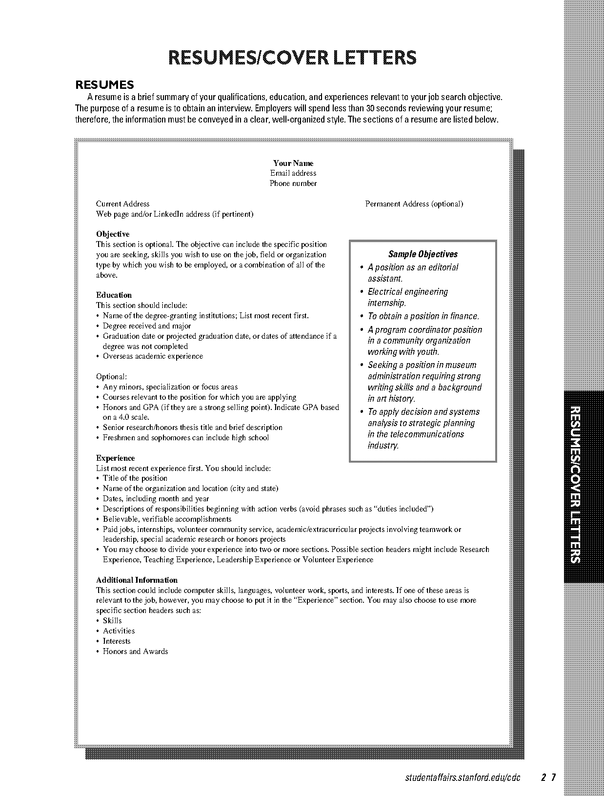 foreign language resume example