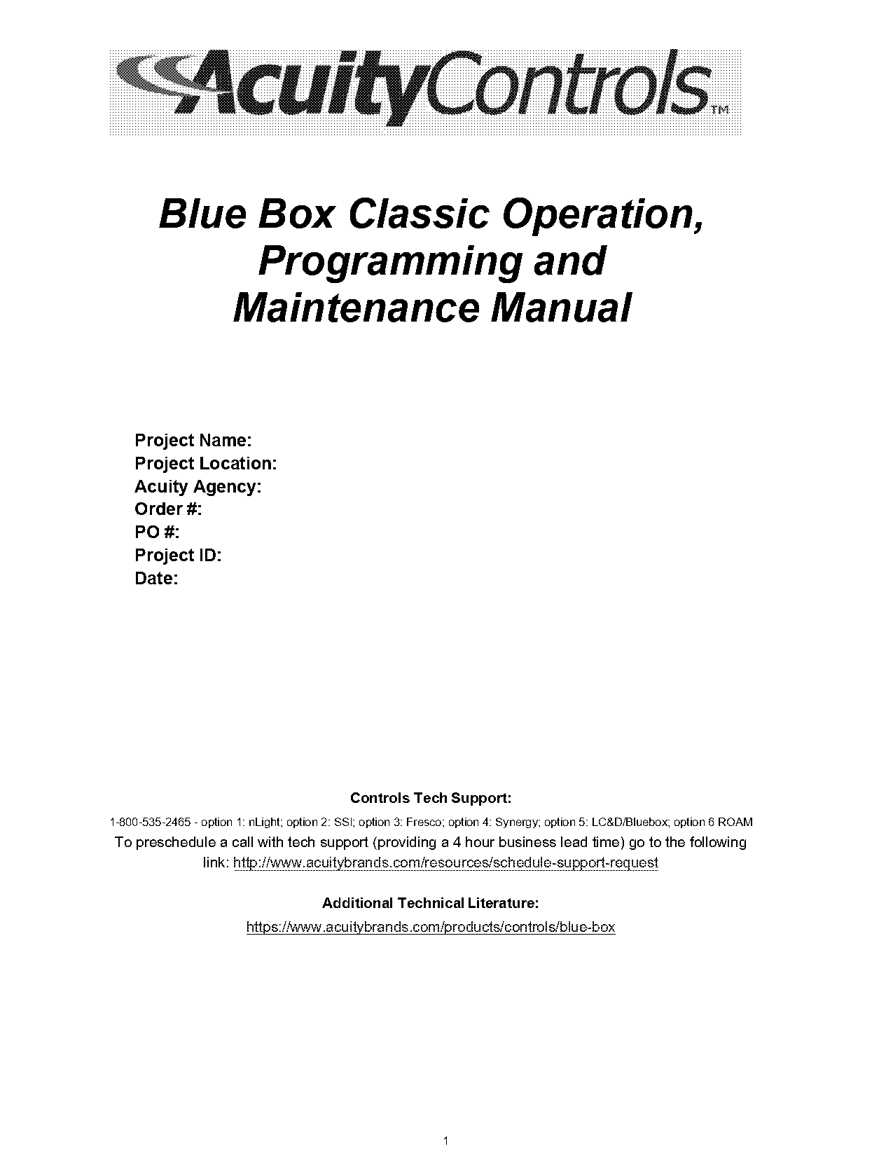 blue box on word document